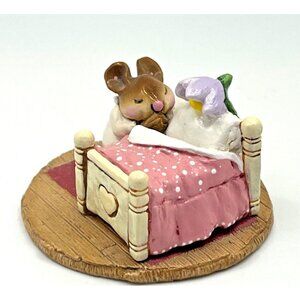 Wee Forest Folk Genuine Vintage Retired Figurine Miniature: Night Prayer